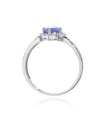 Złoty Pierścionek 14k z diamentem 0,50ct Certyfikat IGI/GIA/HDR