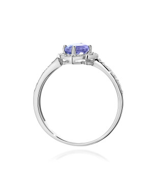 Złoty Pierścionek 14k z diamentem 0,50ct Certyfikat IGI/GIA/HDR