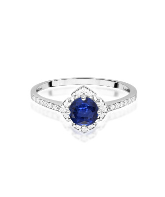 Złoty Pierścionek 14k z diamentem 0,50ct Certyfikat IGI/GIA/HDR