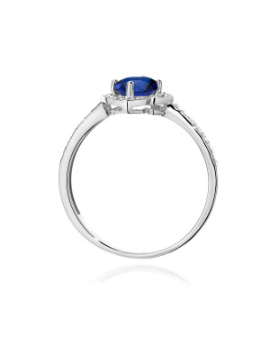 Złoty Pierścionek 14k z diamentem 0,50ct Certyfikat IGI/GIA/HDR