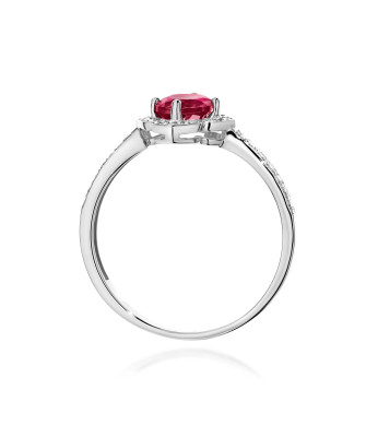 Złoty Pierścionek 14k z diamentem 0,50ct Certyfikat IGI/GIA/HDR