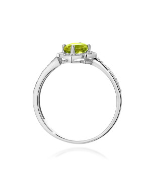 Złoty Pierścionek 14k z diamentem 0,50ct Certyfikat IGI/GIA/HDR
