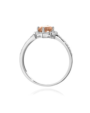 Złoty Pierścionek 14k z diamentem 0,50ct Certyfikat IGI/GIA/HDR