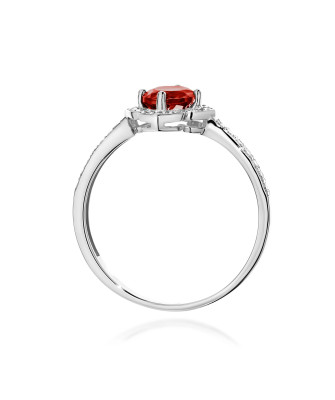 Złoty Pierścionek 14k z diamentem 0,50ct Certyfikat IGI/GIA/HDR