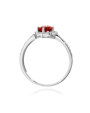 Złoty Pierścionek 14k z diamentem 0,50ct Certyfikat IGI/GIA/HDR