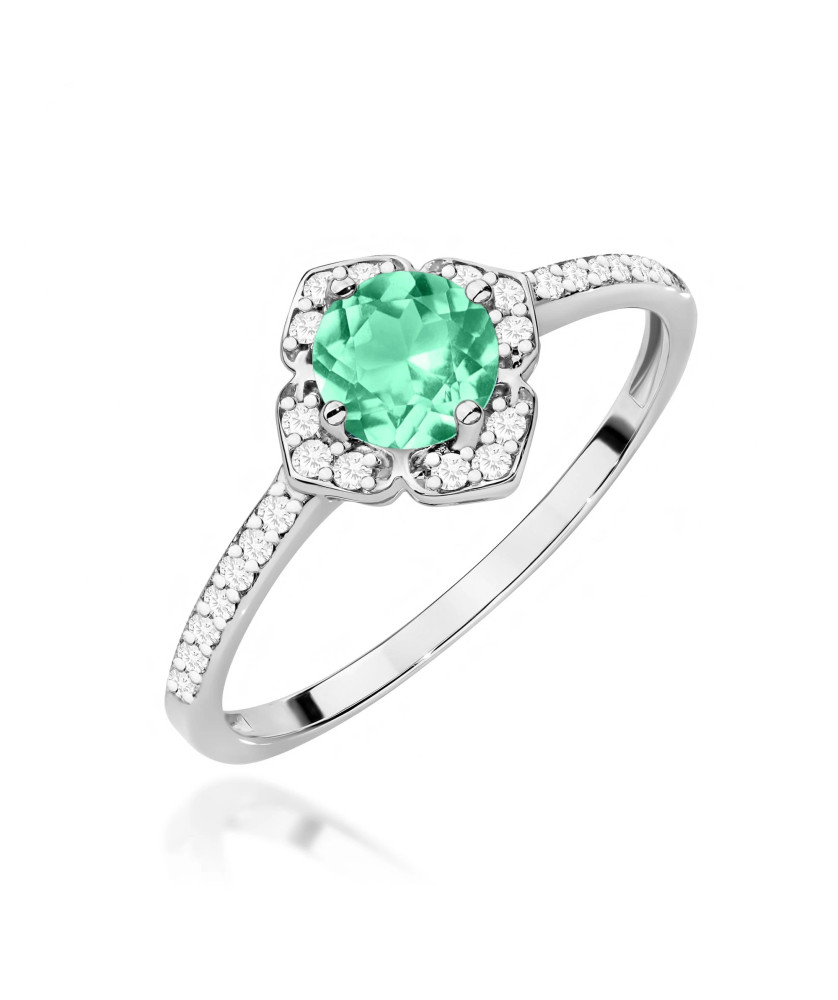 Gold Ring 14k with 0.50ct Diamond IGI/GIA/HDR Certificate