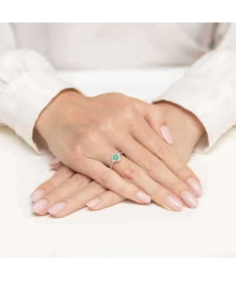 Gold Ring 14k with 0.50ct Diamond IGI/GIA/HDR Certificate