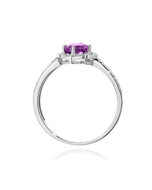 Złoty Pierścionek 14k z diamentem 0,50ct Certyfikat IGI/GIA/HDR