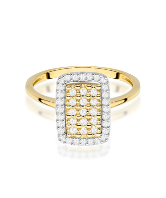 Złoty Pierścionek 14k z diamentem 0,50ct Certyfikat IGI/GIA/HDR