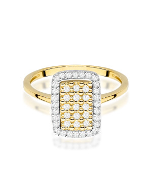 Złoty Pierścionek 14k z diamentem 0,50ct Certyfikat IGI/GIA/HDR