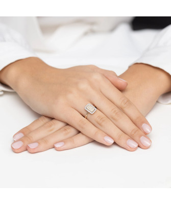 Gold Ring 14k with 0.50ct Diamond IGI/GIA/HDR Certificate