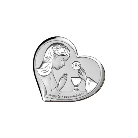 SOUVENIR OF THE FIRST HOLY COMMUNION FOR A GIRL (HEART)