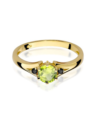 14k Gold Ring with 0.50ct Diamond IGI/GIA/HDR Certificate