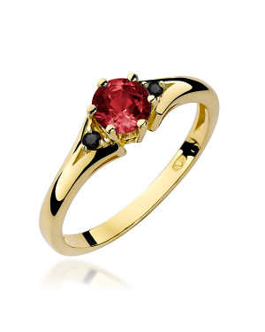14k Gold Ring with 0.50ct Diamond IGI/GIA/HDR Certificate