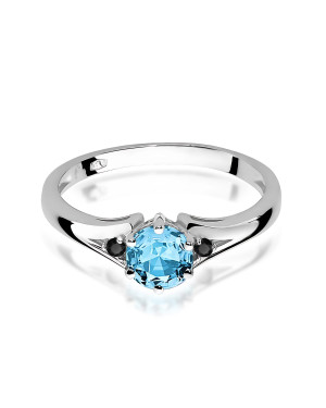 Gold Ring 14k with 0.50ct Diamond IGI/GIA/HDR Certificate