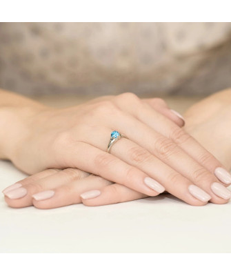 Gold Ring 14k with 0.50ct Diamond IGI/GIA/HDR Certificate