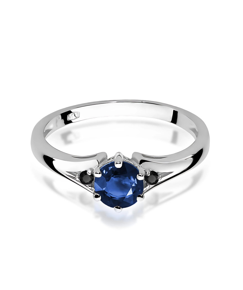 Złoty Pierścionek 14k z diamentem 0,50ct Certyfikat IGI/GIA/HDR
