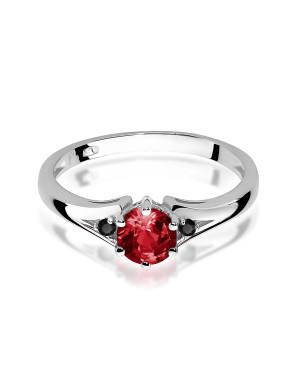 Złoty Pierścionek 14k z diamentem 0,50ct Certyfikat IGI/GIA/HDR