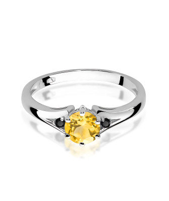Gold Ring 14k with 0.50ct Diamond IGI/GIA/HDR Certificate