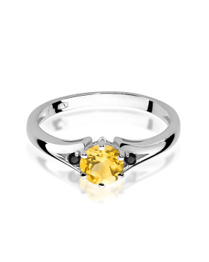 Złoty Pierścionek 14k z diamentem 0,50ct Certyfikat IGI/GIA/HDR