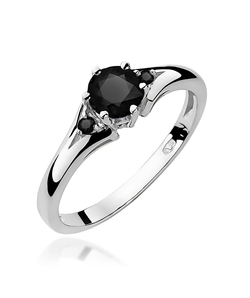 Złoty Pierścionek 14k z diamentem 0,50ct Certyfikat IGI/GIA/HDR