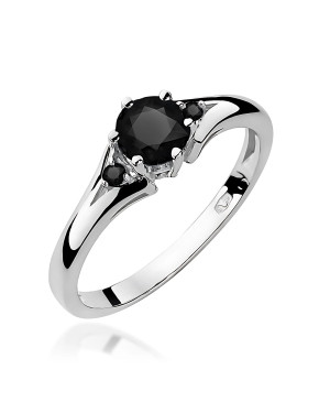Złoty Pierścionek 14k z diamentem 0,50ct Certyfikat IGI/GIA/HDR
