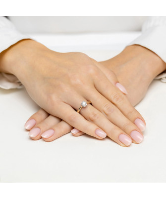 14k Gold Ring with 0.50ct Diamond IGI/GIA/HDR Certificate