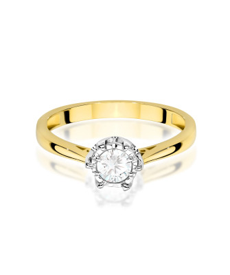 14k Gold Ring with 0.50ct Diamond IGI/GIA/HDR Certificate