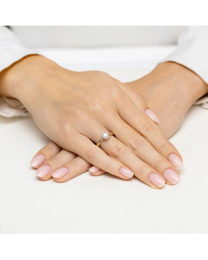 14k Gold Ring with 0.50ct Diamond IGI/GIA/HDR Certificate