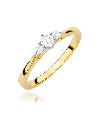 14k Gold Ring with 0.50ct Diamond IGI/GIA/HDR Certificate