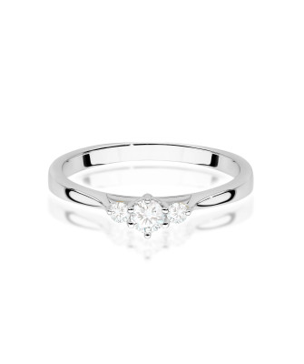 Złoty Pierścionek 14k z diamentem 0,50ct Certyfikat IGI/GIA/HDR