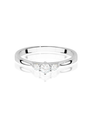 Złoty Pierścionek 14k z diamentem 0,50ct Certyfikat IGI/GIA/HDR