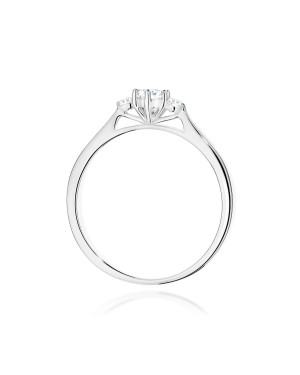 Złoty Pierścionek 14k z diamentem 0,50ct Certyfikat IGI/GIA/HDR