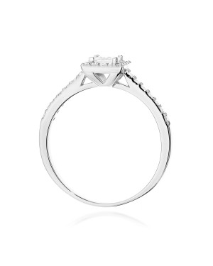 Złoty Pierścionek 14k z diamentem 0,50ct Certyfikat IGI/GIA/HDR