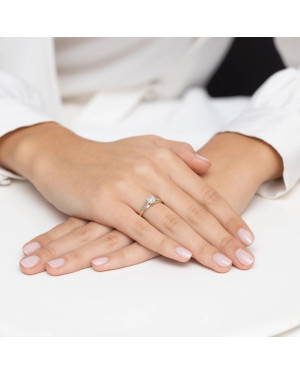 14k Gold Ring with 0.50ct Diamond IGI/GIA/HDR Certificate