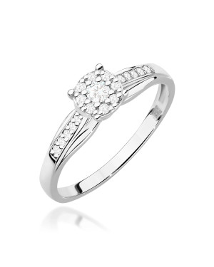 Złoty Pierścionek 14k z diamentem 0,50ct Certyfikat IGI/GIA/HDR