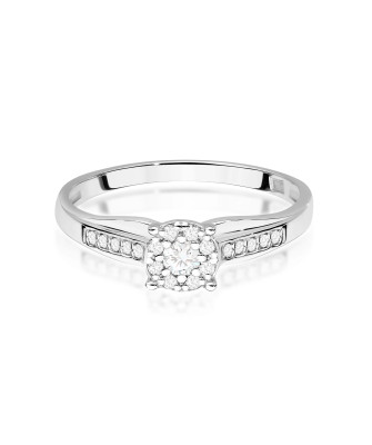 Złoty Pierścionek 14k z diamentem 0,50ct Certyfikat IGI/GIA/HDR