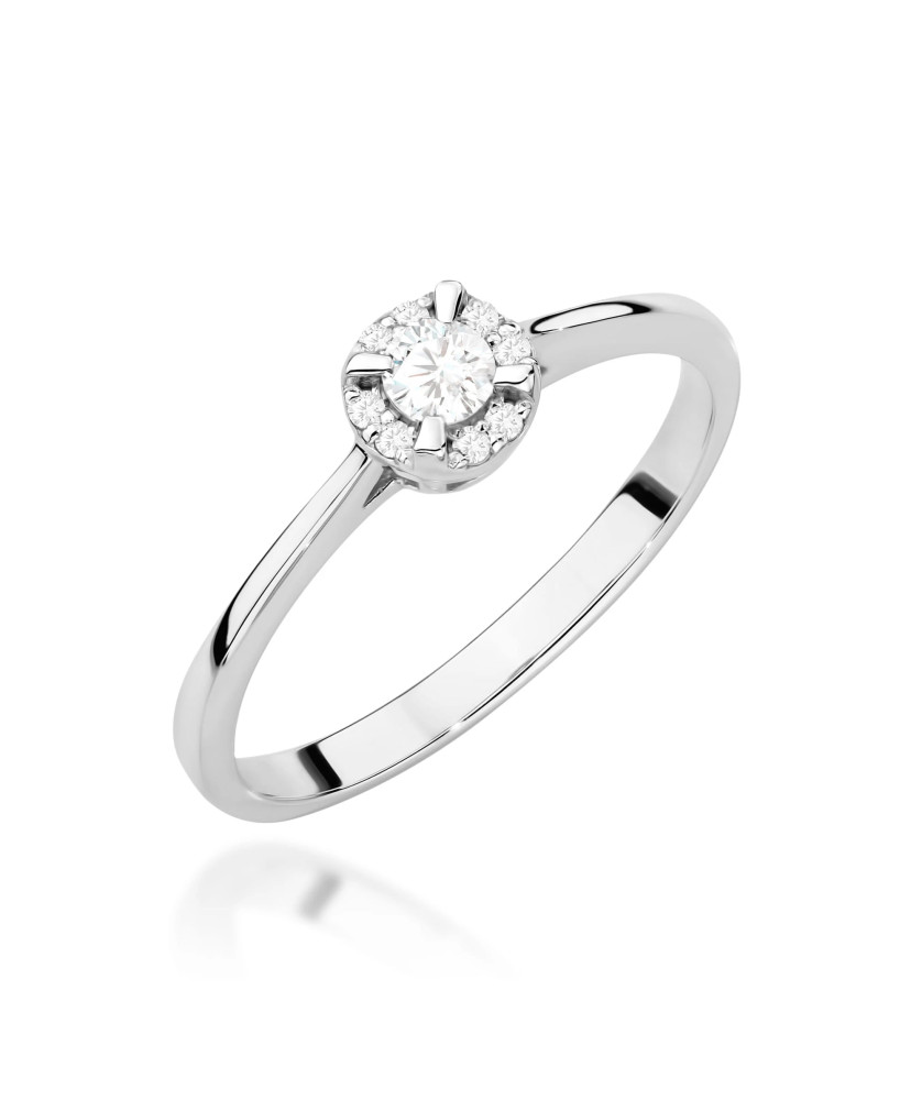 Złoty Pierścionek 14k z diamentem 0,50ct Certyfikat IGI/GIA/HDR