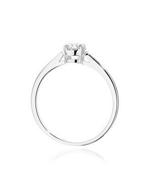 Złoty Pierścionek 14k z diamentem 0,50ct Certyfikat IGI/GIA/HDR