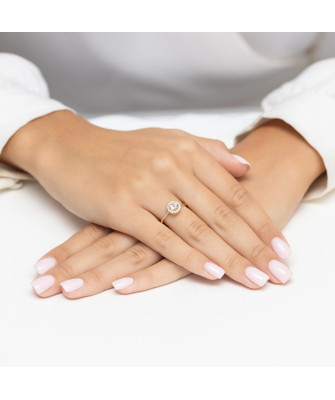 14k Gold Ring with 0.50ct Diamond IGI/GIA/HDR Certificate