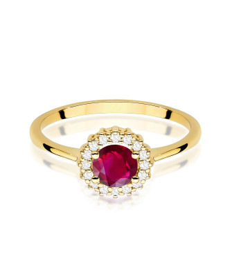 14k Gold Ring with 0.50ct Diamond IGI/GIA/HDR Certificate