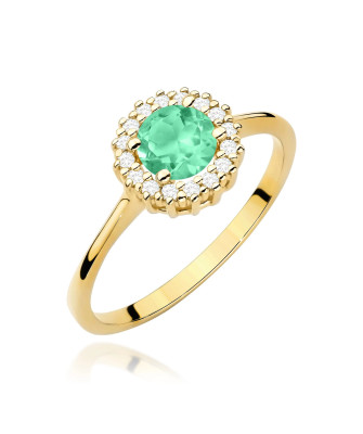 14k Gold Ring with 0.50ct Diamond IGI/GIA/HDR Certificate