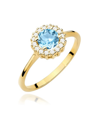 14k Gold Ring with 0.50ct Diamond IGI/GIA/HDR Certificate