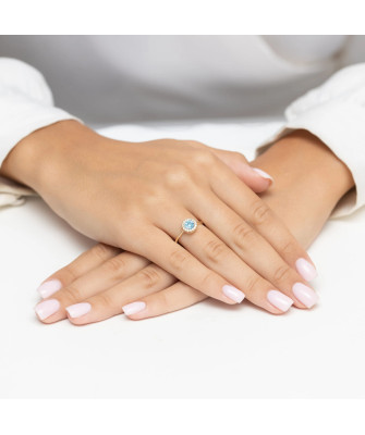 14k Gold Ring with 0.50ct Diamond IGI/GIA/HDR Certificate