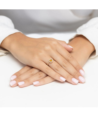 14k Gold Ring with 0.50ct Diamond IGI/GIA/HDR Certificate