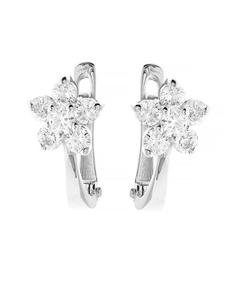 Gold earrings with stars