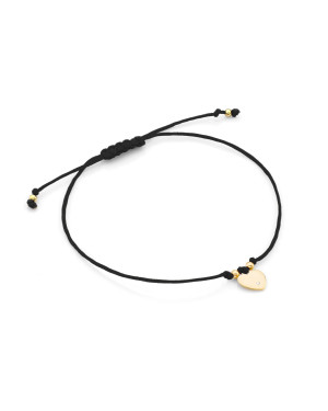 14k gold bracelet heart with 0.005 diamonds