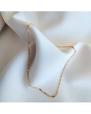 Bransoletka splot LISI OGON 19 cm próba 14k
