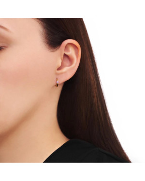 Gold hoop earrings 8k