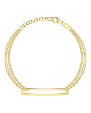 Silver bracelet ECG lifeline